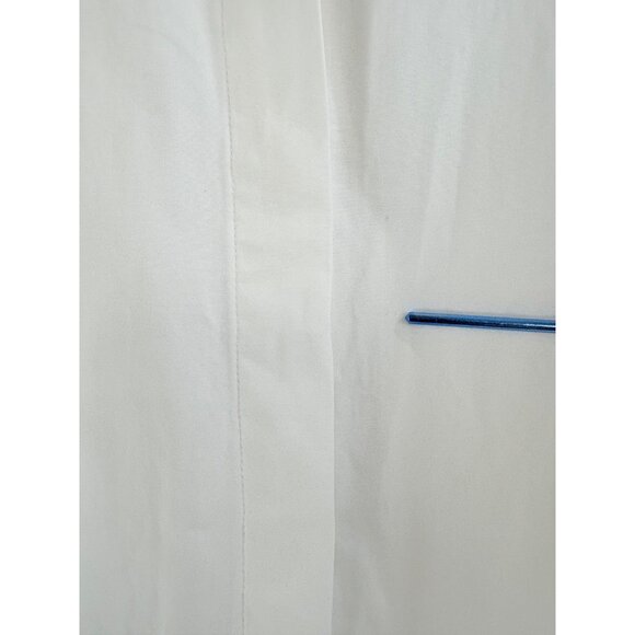 Ann Mashburn Sz S Isla Maxi Shirtdress Dress White Ric Rac - Picture 12 of 16